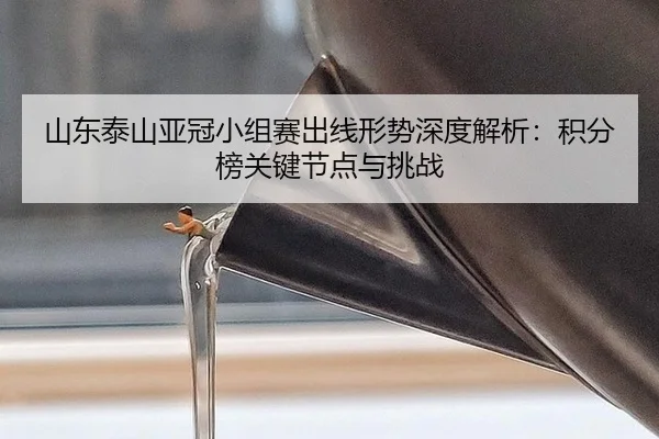 山东泰山亚冠小组赛出线形势深度解析：积分榜关键节点与挑战